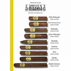 Francisco de Miranda Petit Robusto Amarilla - comprar online