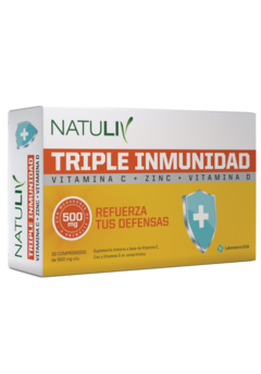 2 TRIPLE INMUNIDAD - Vitamina C + Zinc + Vitamina D - comprar online