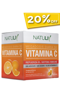 Vitamina C x 15 Sobres - Refueza el sistema inmune