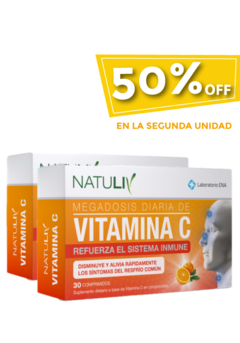 2 Vitamina C 500mg (30 Comp.) - Refueza el sistema inmune