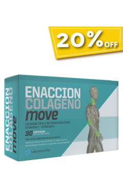 ENACCION COLÁGENO MOVE X 30 COMP. - Colágeno + Vitamina C + Vitamina D