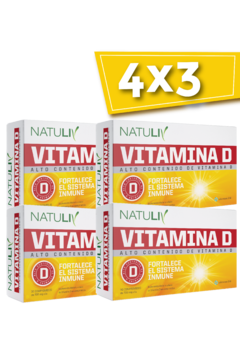 4x3 VITAMINA D (x30 COMP C/U)