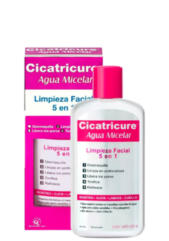 CICATRICURE AGUA MICELAR LIMPIEZA FACIAL X 200ML