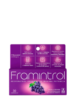 FRAMINTROL (30 Comp.) - Estimula el gen de la longevidad