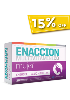 ENACCION MULTIVITAMINICO MUJER x 30 COMP