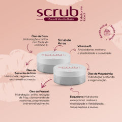 Scrub Coco & Vanilla: Esfoliante de arroz para os lábios ( DISPONIVEL EM BREVE ) - comprar online