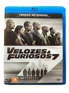 Blu-Ray Velozes e Furiosos 7 Vin Diesel Paul Walker The Rock Original Michelle Rodriguez Versão Estendida James Wan