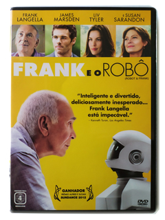 DVD Frank e o Robô Frank Langella James Marsden Liv Tyler Original Susan Sarandon Peter Sarsgaard Jake Schreier
