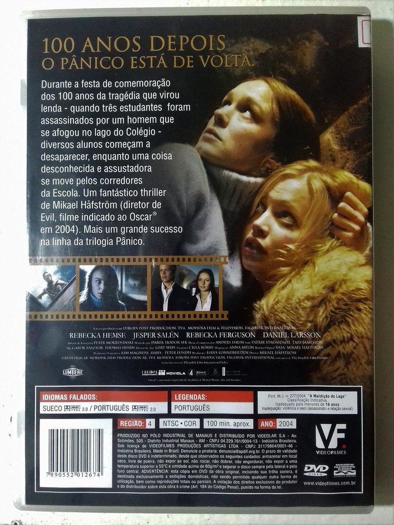 Dvd a Maldição da Casa do Lago - Filme Terror em Promoção na