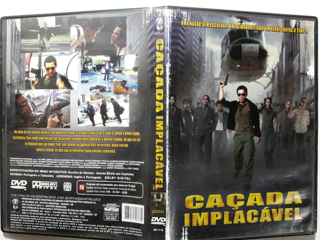 Dvd Os 5 Implacáveis - China Video