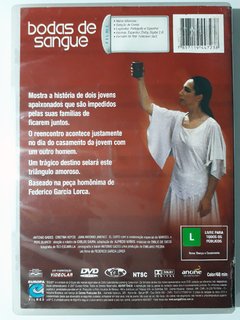DVD Bodas De Sangue Carlos Saura Original Federico Garcia Lorca - comprar online