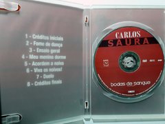 DVD Bodas De Sangue Carlos Saura Original Federico Garcia Lorca - Loja Facine
