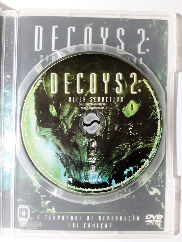 Decoys 1 E 2 Seducao Alienigena Dvd Original Lacrado