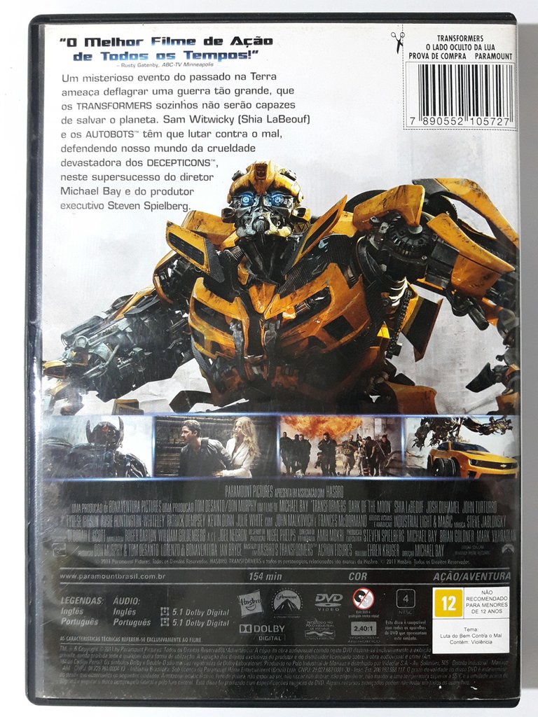 TRANSFORMERS O LADO OCULTO DA LUA (FILME) - Óliver Discos