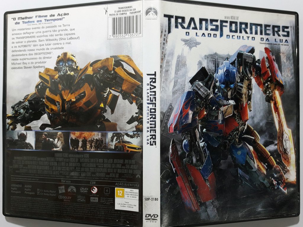 Blu-ray Transformers O Lado Oculto da Lua