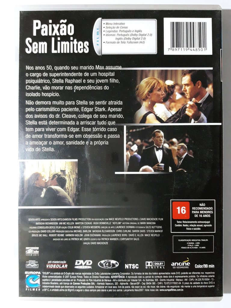 Paixão sem Limites - DVD