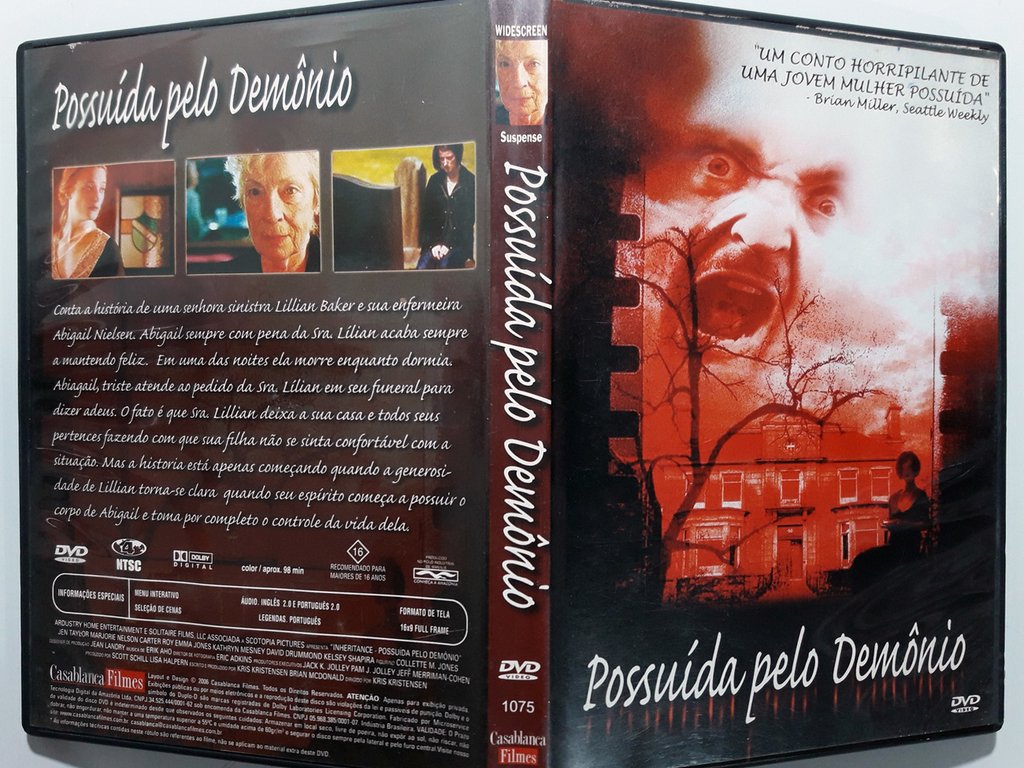DVD Possuída Pelo Demônio Inheritance Kris Kristensen Original