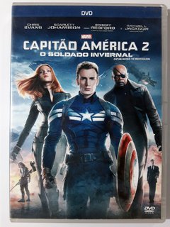 DVD Capitão América 2 O Soldado Invernal Marvel Chris Evans Scarlett Johansson Anthony Mackie Original
