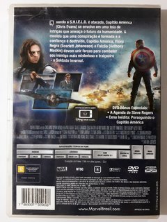 DVD Capitão América 2 O Soldado Invernal Marvel Chris Evans Scarlett Johansson Anthony Mackie Original - comprar online