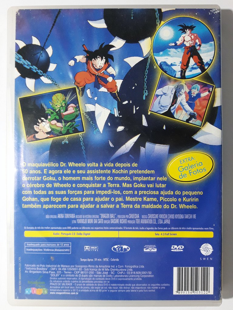 Dvd Dragon Ball Z - O Homem Mais Forte Do Mundo em Promoção na Americanas