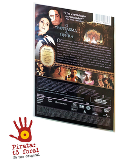 DVD O Fantasma da Ópera Gerard Butler Emmy Rossum Original Patrick Wilson Minnie Driver Joel Schumacher - comprar online