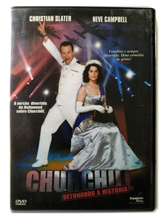 DVD Churchill Detonando a História Christian Slater Original Neve Campbell Miranda Richardson Peter Richardson