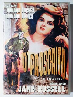 DVD O Proscrito Jane Russell The Outlaw Gold Western 1943