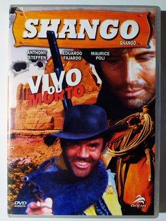 DVD Shango Anthony Steffen Eduardo Fajardo Maurice Poli 1970 Original Vivo Ou Morto