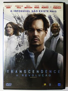 DVD Transcendence A Revolução Johnny Depp Morgan Freeman Original Rebecca Hall Paul Bettany