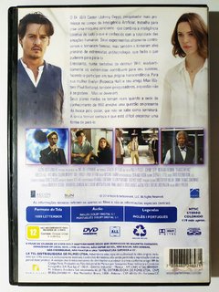 DVD Transcendence A Revolução Johnny Depp Morgan Freeman Original Rebecca Hall Paul Bettany - comprar online