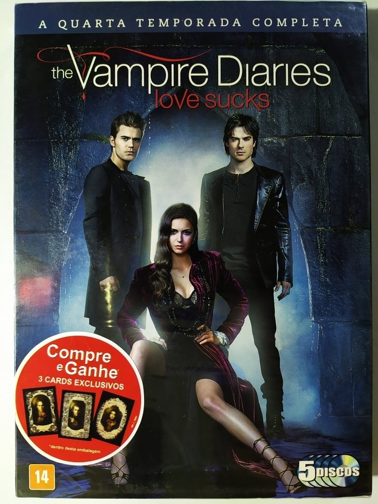 DVD - COLEÇÃO THE VAMPIRE DIARIES - 1ª A 3ª TEMPORADA - 15 DISCOS -  GTIN/EAN/UPC 7892110076838 - Cadastro de Produto com Tributação e NCM -  Cosmos