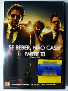 DVD Se Beber Não Case Parte III Bradley Cooper Ed Helms Novo Original The Hangover Part 3 Todd Phillips
