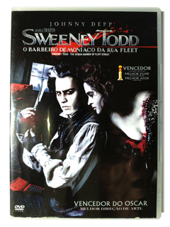 DVD Sweeney Todd O Barbeiro Demoníaco Da Rua Fleet Original Johnny Depp Helena Bonham Carter Tim Burton