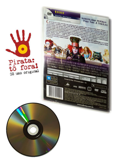DVD Alice No País Das Maravilhas Johnny Depp Tim Burton Original Walt Disney Alice In Wonderland - comprar online