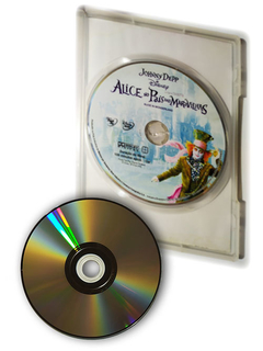 DVD Alice No País Das Maravilhas Johnny Depp Tim Burton Original Walt Disney Alice In Wonderland na internet
