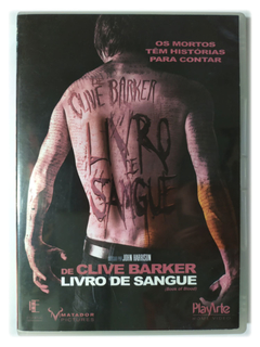 DVD De Clive Barker Livro De Sangue John Harrison Original Book Of Blood