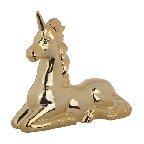 ADORNO UNICORNIO GOLD