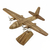 AEROPLANO CON BASE DE MADERA Y - comprar online