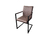 SILLA DINANT PU MARRON - DOMM