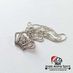 COLAR DE PRATA 950 - JOIAS ALOHA SPIRIT - RAINHA - comprar online