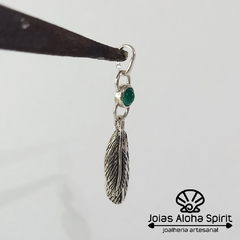 PINGENTE DE PRATA 950 - JOIAS ALOHA SPIRIT - PENAS BOHO - Jóias Aloha Spirit