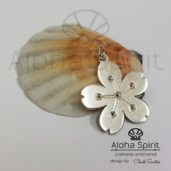 Pingente de Prata 950 - Sakurá - Flor de Cerejeira