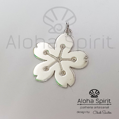 Pingente de Prata 950 - Sakurá - Flor de Cerejeira - comprar online