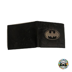 Billetera Batman Logo Plateado
