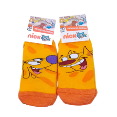 Medias Cortas Socks NIckelodeon - CatDog