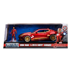 Jada - Metal Die Cast - Marvel Iron Man Chevy Camaro SS 2016 c/Figura - Escala 1:24 - comprar online