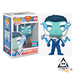 Funko Pop! Dc Heroes Superman - Superman Blue #419 Convention