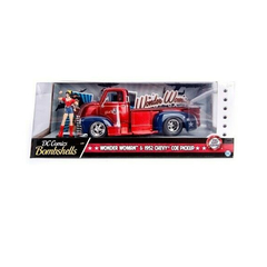 Jada - Metal Die Cast - Dc heroes BombShells Chevy Pickup 1952 c7Figura - Escala 1:24 en internet