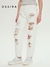 PANTALON BLANCO C/ENGANCHES Y ROTURAS (4640119) - comprar online