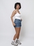 Short Mom Jeans Over (Médio Marmorizado) - loja online